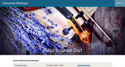 Desktop Screenshot of kulturkreisvillmergen.ch